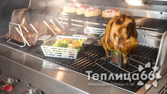 Ростер Char-Broil Grill+ для курицы с креплением для емкости